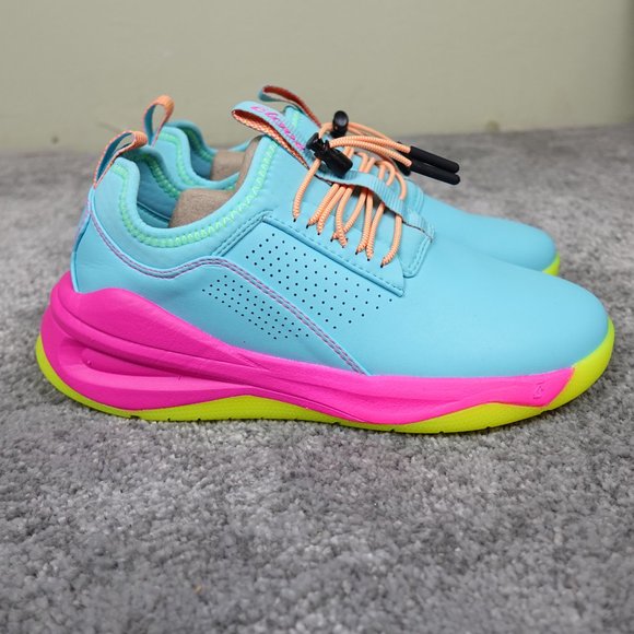 Clove Classic Shoes Womens Sneakers Work Neon Blue Pink Nursing Running Walking - Picture 5 of 8